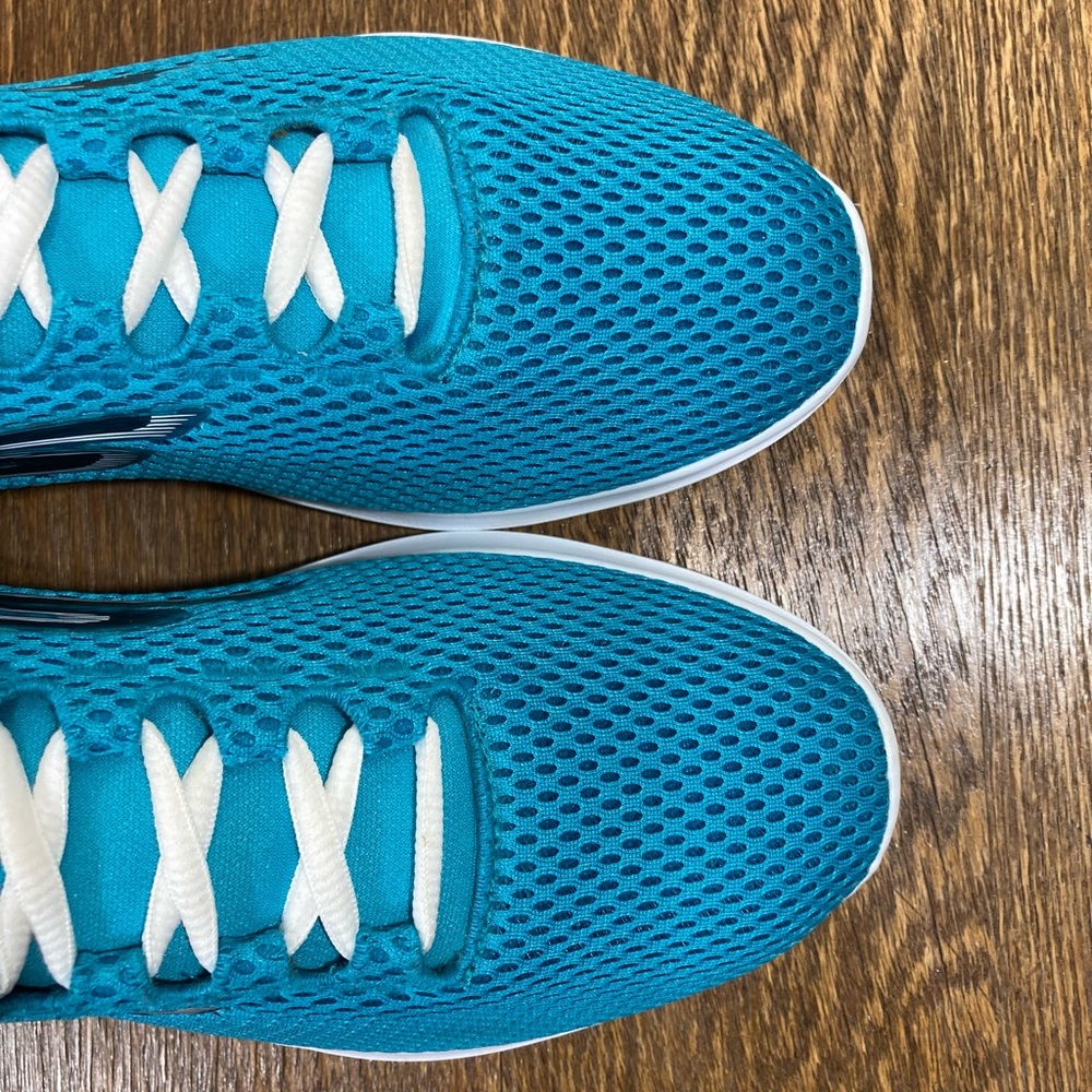 Skechers Go Train Lace Up Sneaker Women’s Size 8.5 Turquoise - Picture 6 of 12